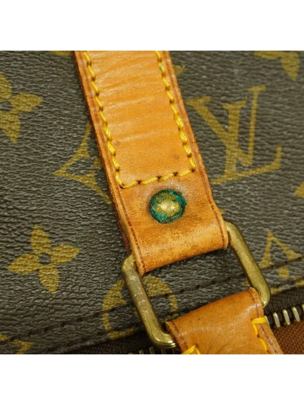 Louis Vuitton Boston Bag Monogram Keepall 50 Brown